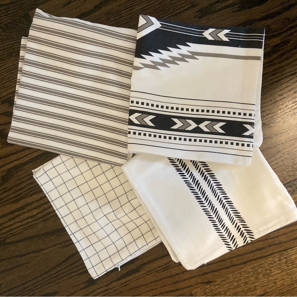 Woven Nook Pillow Covers 4-Pack